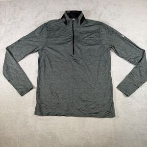 Greyson Clothiers Mens S Quarter Zip Pullover Heather Green brrr Cooling Golf